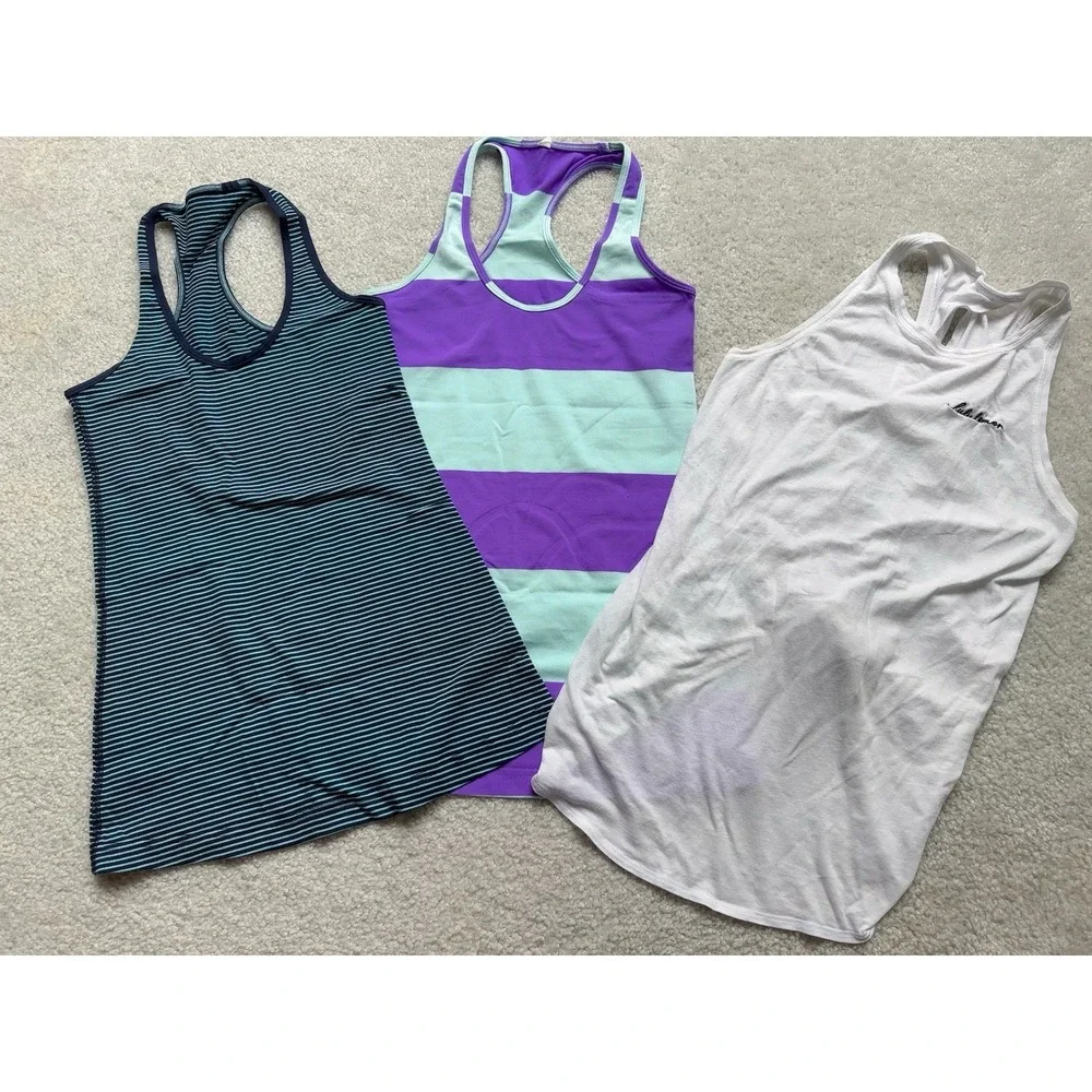 3PC- Lululemon Tank Top Size 4